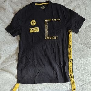 Armani Exchange Black Tee - Unisex